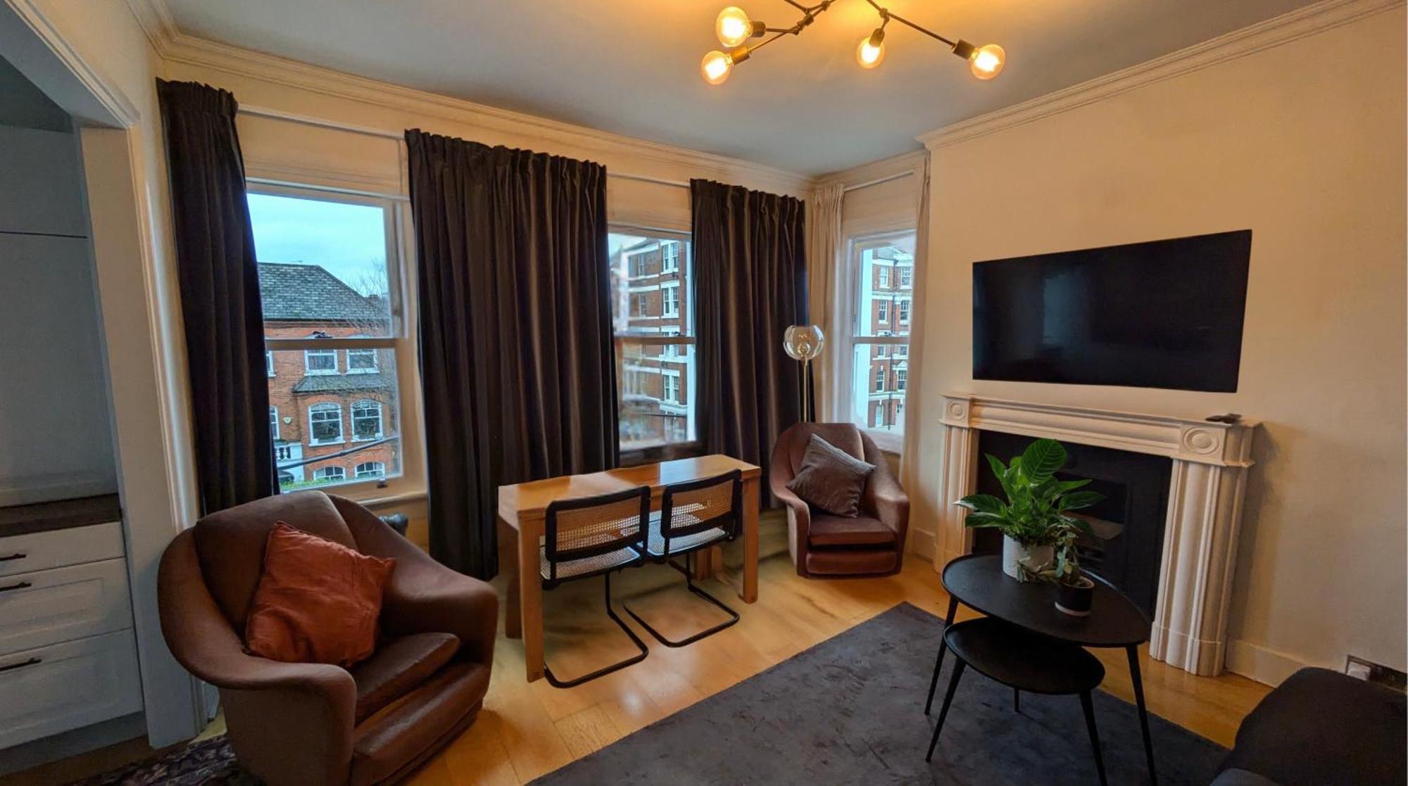 Appartement Charming Bright 2-bed Heritage Flat, Battersea Park, Londres